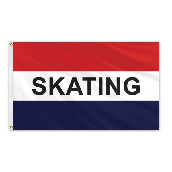 Skating Message Flag 3'x5' Standard Flag